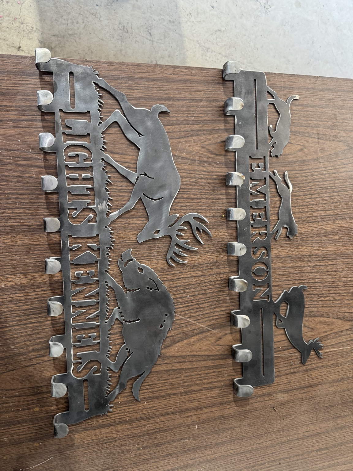 Lights Kennels custom hook racks